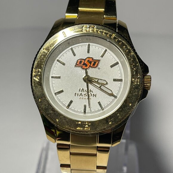 Oklahoma State Cowboys OFFICIAL NCAA Stainless-Steel Watch by Jack Mason NEW main image 5